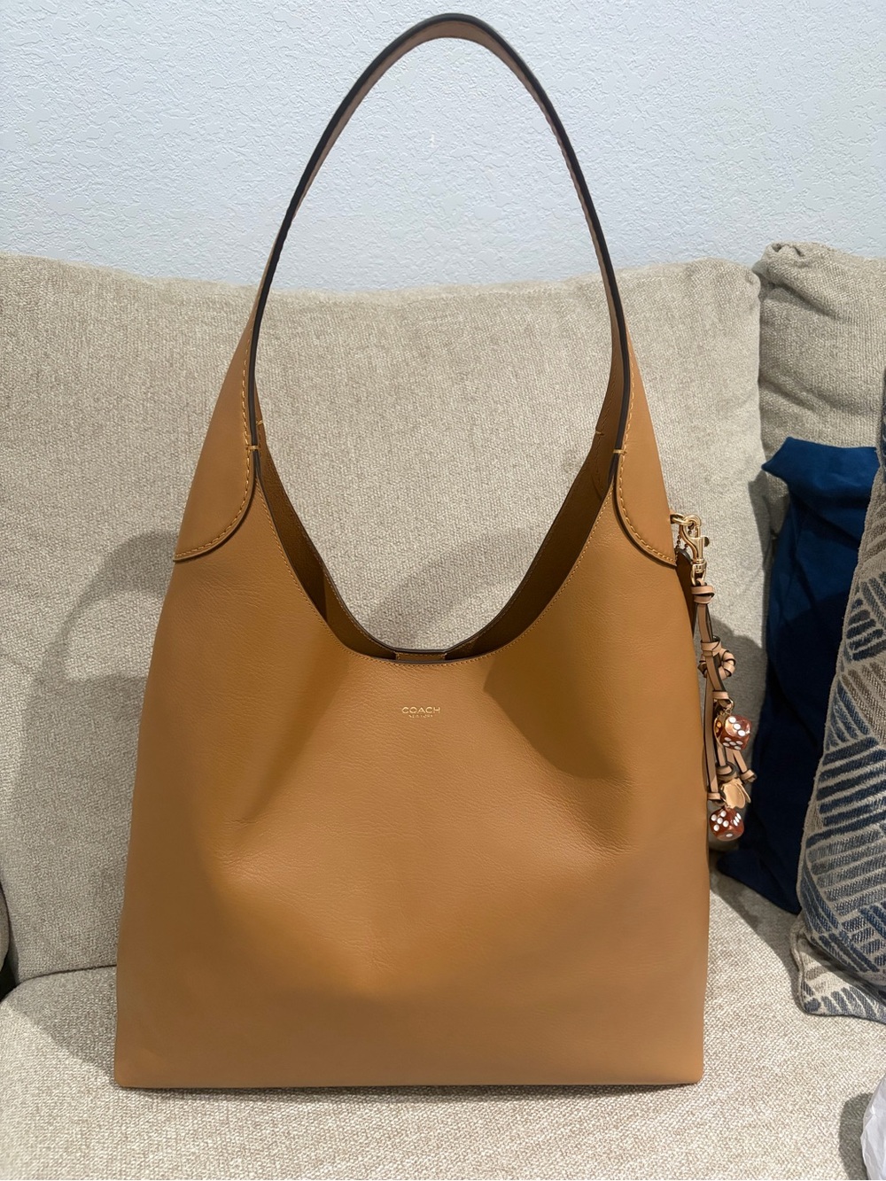 Coach Brooklyn Shoulder Bag 39 in Honey Brown